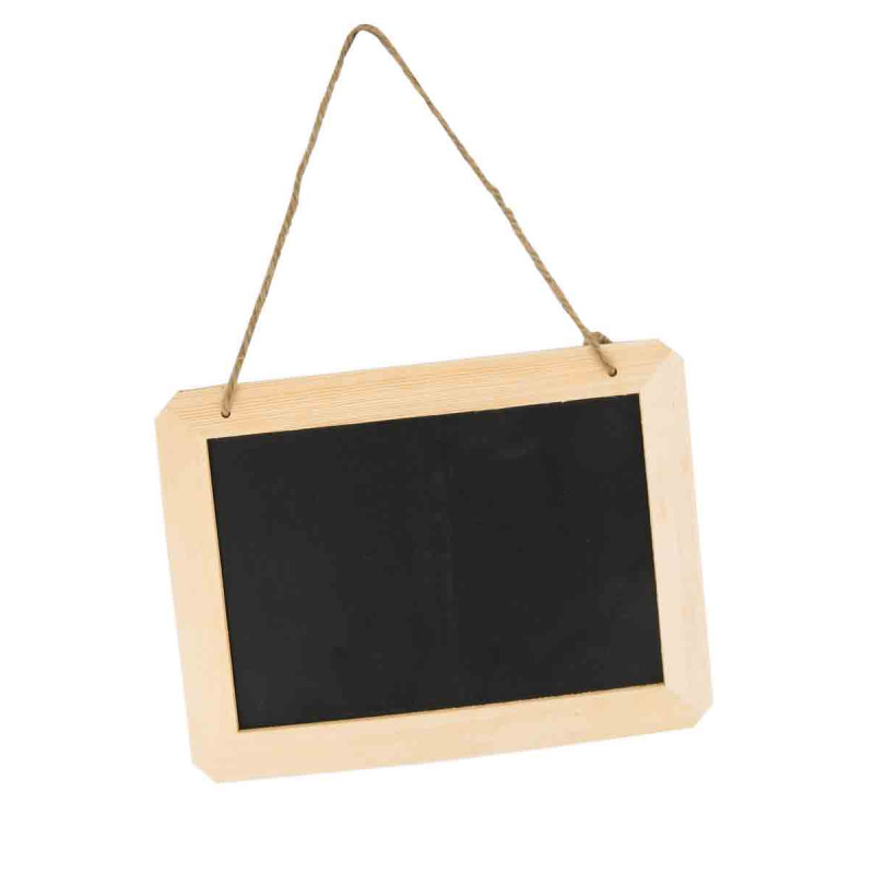 ARDOISE RECTANGLE à SUSPENDRE AVEC COR